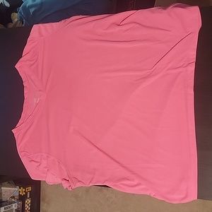 Danskin Now Pink Loose T-Shirt, Size 4X